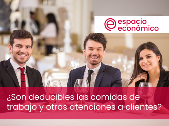 ¿Cuándo son deducibles las comidas de trabajo?